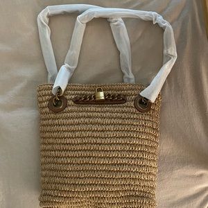 Brixton Small Raffia Tote Bag
Kurt Geiger London